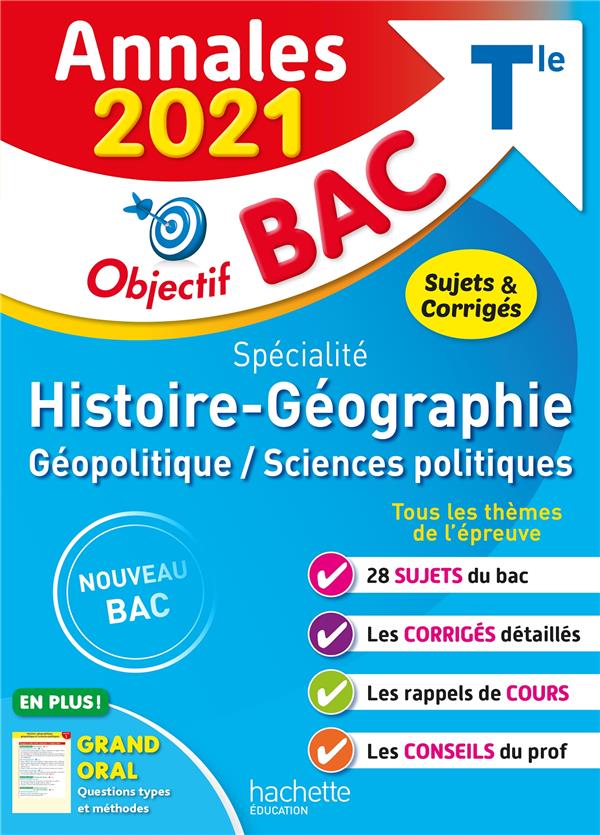 Annales bac 2021 spe histoire-geographie term