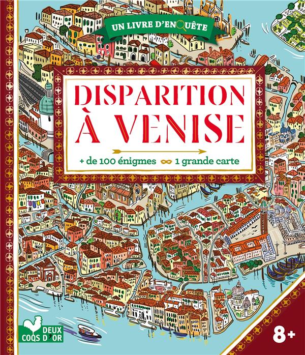 Disparition à Venise - Livre avec carte