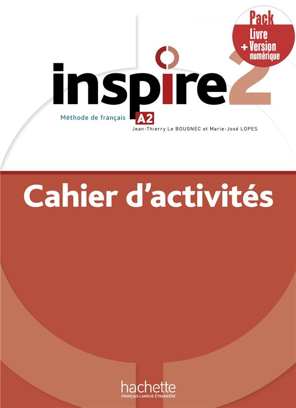 Inspire 2 - pack cahier d'activites + version numerique (a2)