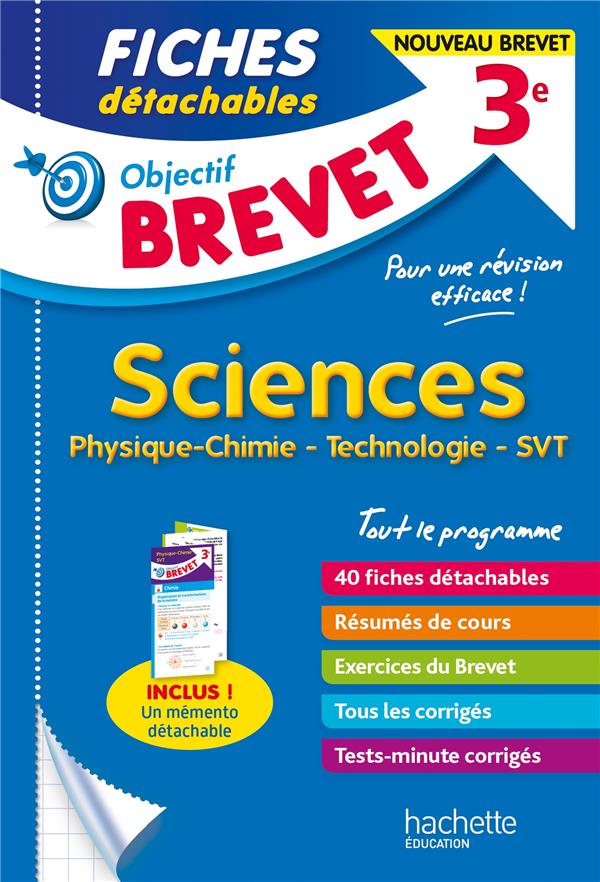 Objectif brevet - fiches sciences