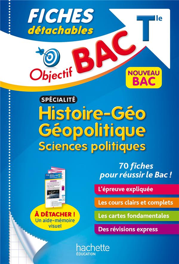 Objectif bac fiches specialite histoire-geo, geopolitique, sciences politiques tle