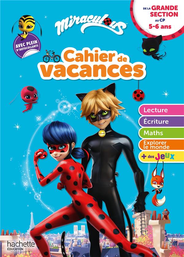 Miraculous - de la grande section au cp - cahier de vacances 2021