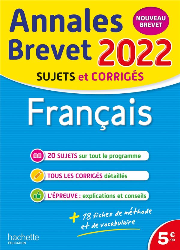Annales brevet 2022 francais