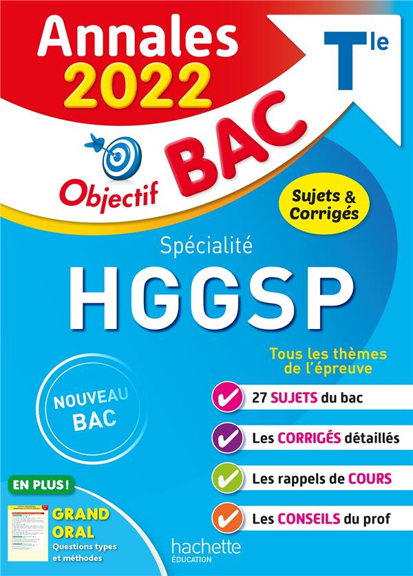 Annales objectif bac 2022 specialite histoire-geo