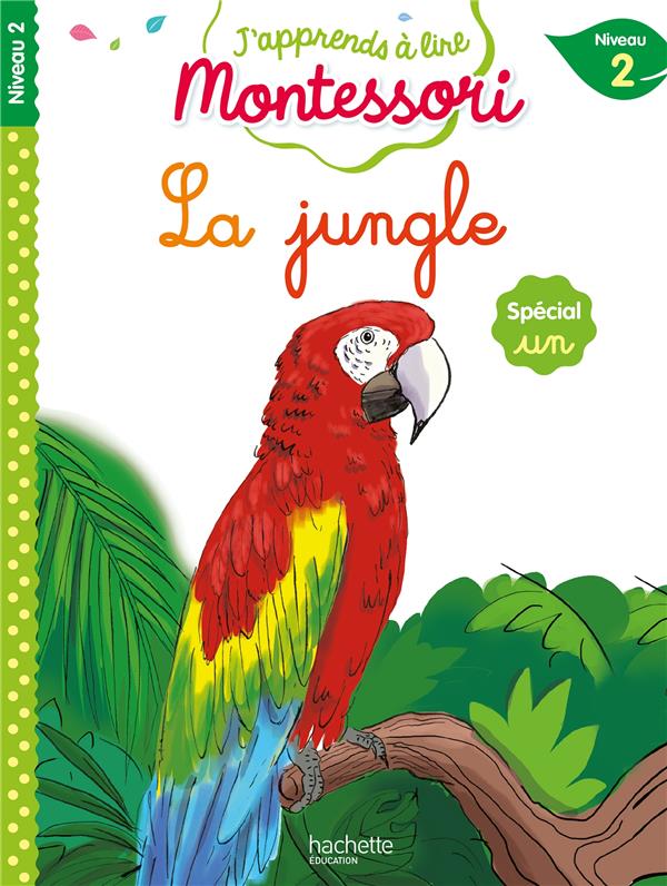 La jungle (special son un), niveau 2 - j'apprends a lire montessori