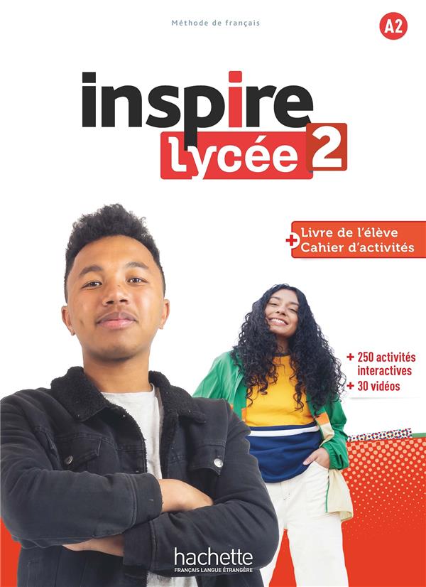 Inspire lycee 2 - pack livre de l'eleve + cahier d'activites (a2)