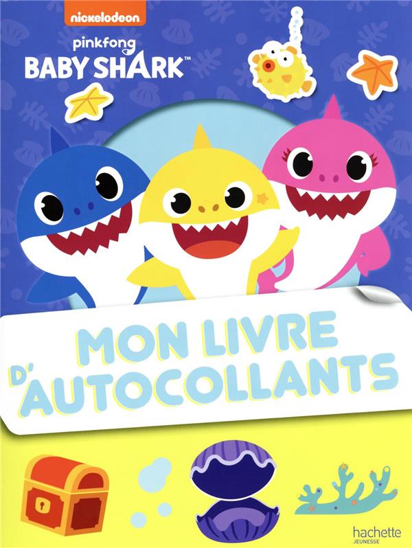 BABY SHARK - MON LIVRE D'AUTOCOLLANTS