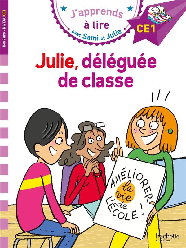 Sami et julie ce1 julie, deleguee de classe
