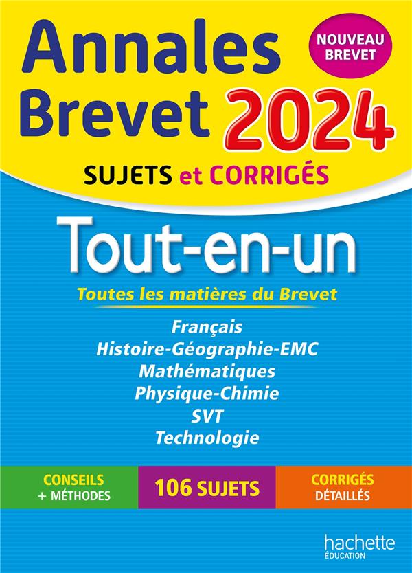 Annales brevet 2024 tout-en-un