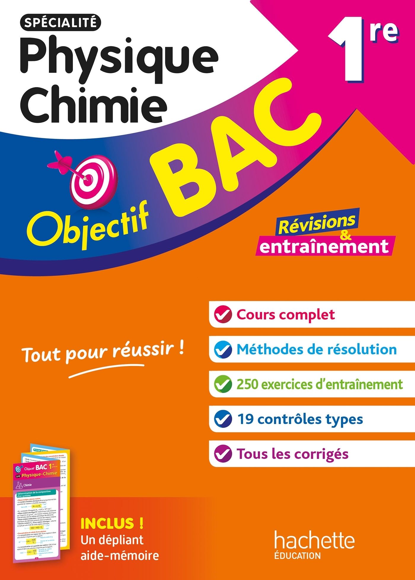 Objectif bac 1re specialite physique chimie bac 2026