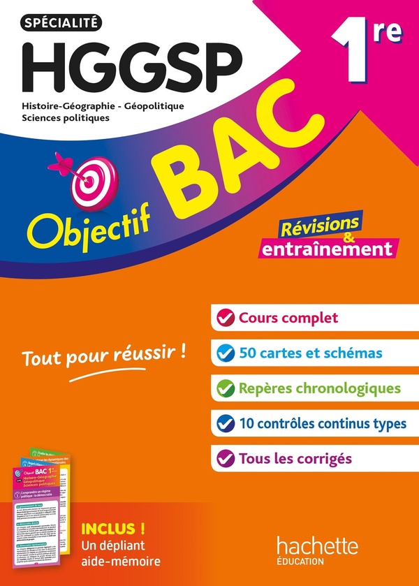 Objectif bac 1re specialite hggsp bac 2026