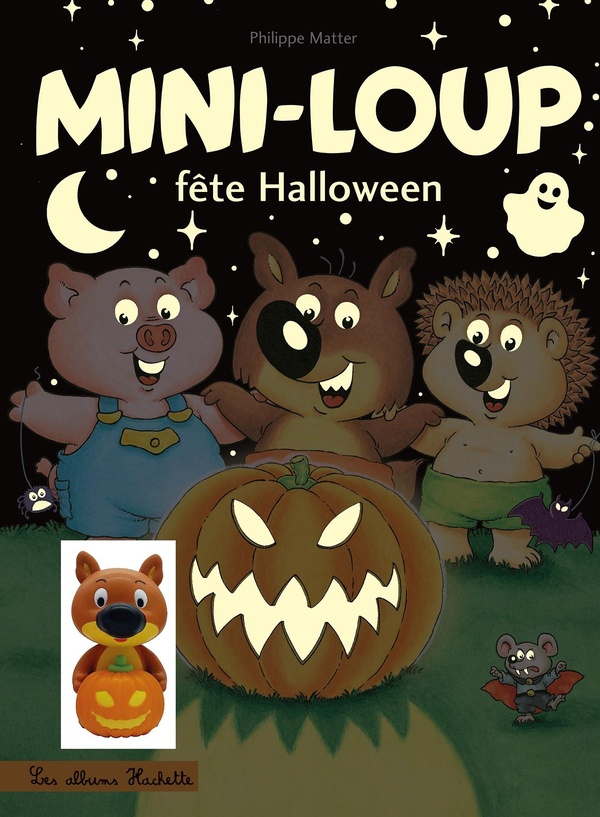 Mini-loup fete halloween avec figurine
