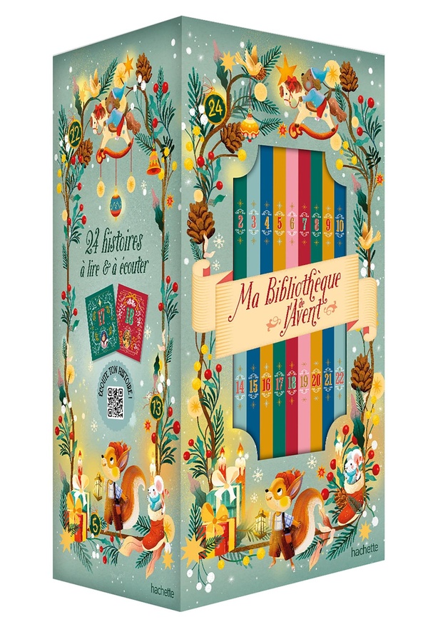 Ma bibliotheque de l'avent - 24 histoires a lire et a ecouter