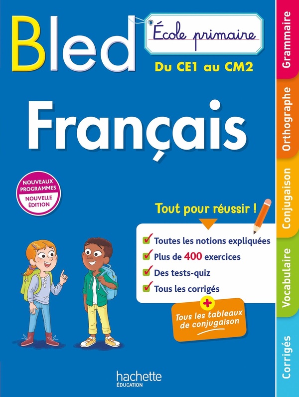 Bled ecole primaire francais du ce1 au cm2