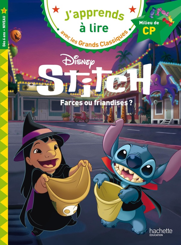 Disney - stitch farces ou friandises ? cp niveau 2