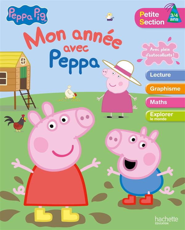 Mon annee avec peppa pig ps 3/4 ans