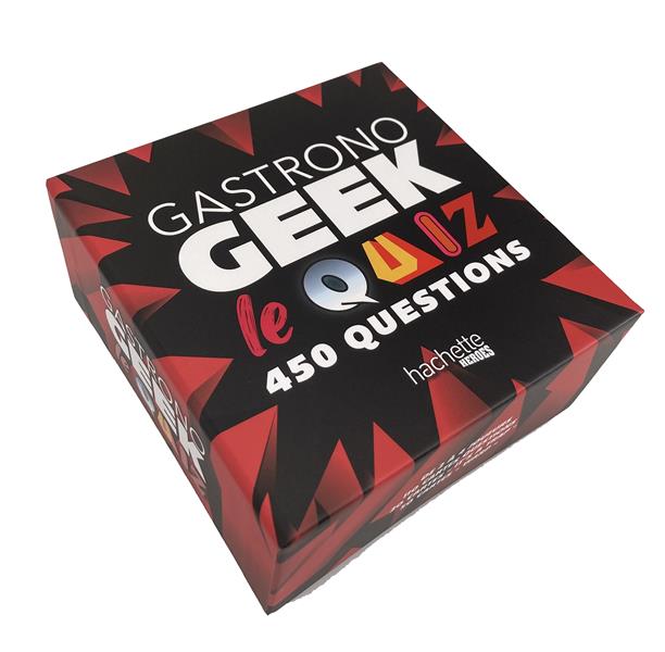 BOITE GASTRONOGEEK : LE QUIZ - 450 QUESTIONS