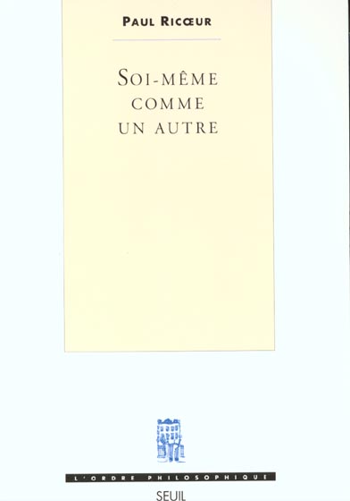 Soi-meme comme un autre