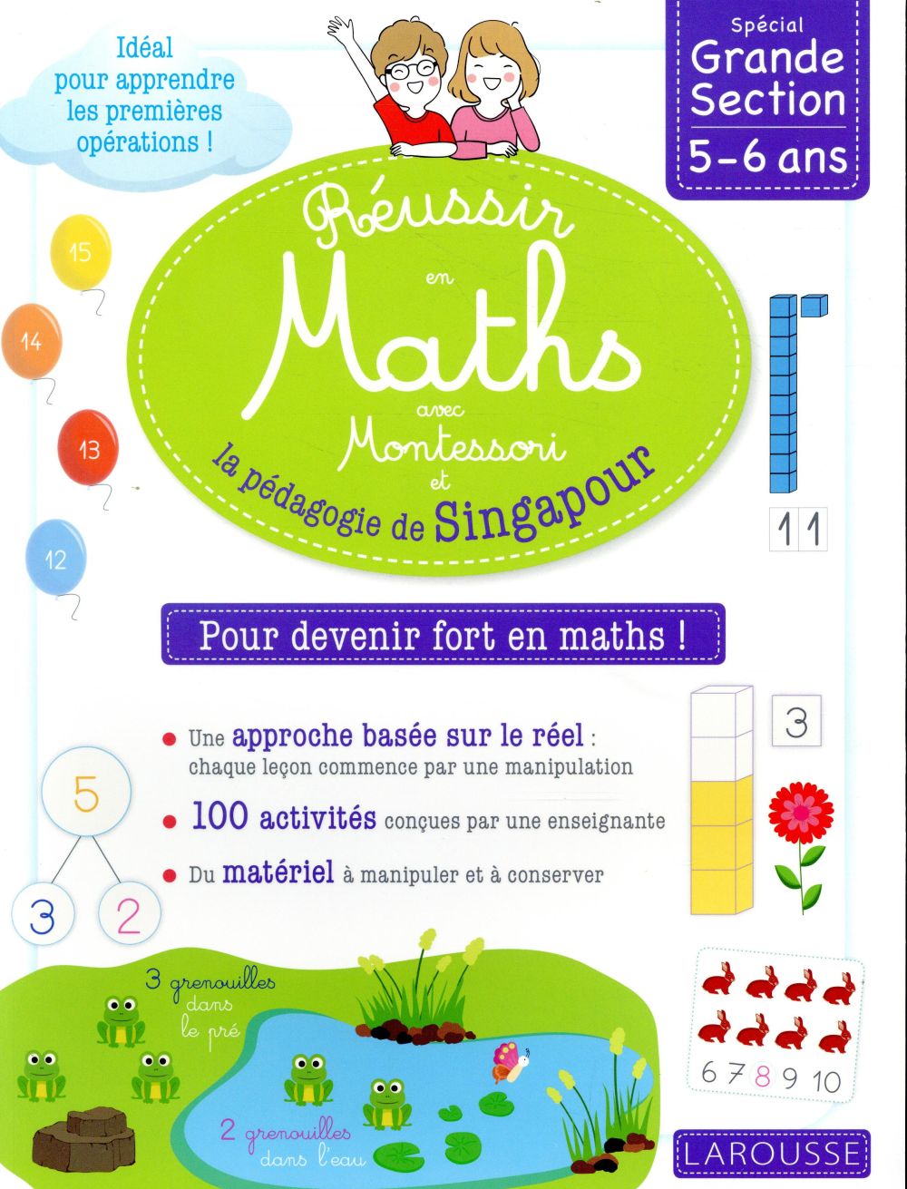 Reussir en maths avec montessori et la pedagogie de singapour gs