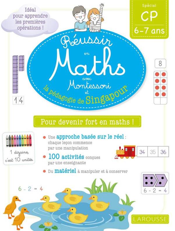 Reussir en maths avec montessori et la pedagogie de singapour cp