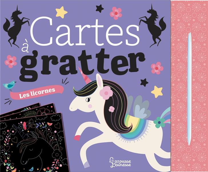 Cartes a gratter : les licornes