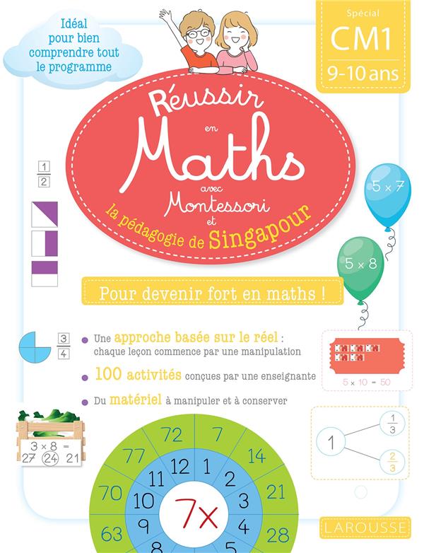 Reussir en maths avec singapour cm1