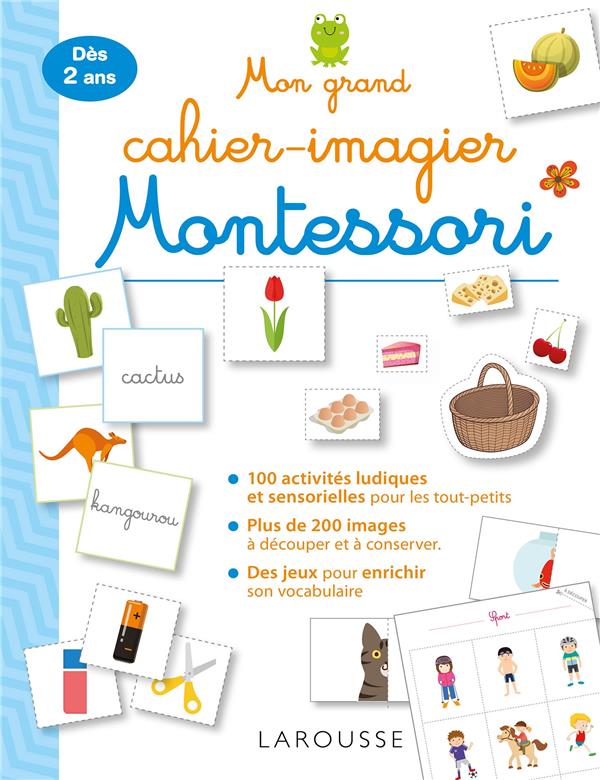 Mon grand  cahier montessori des premiers mots