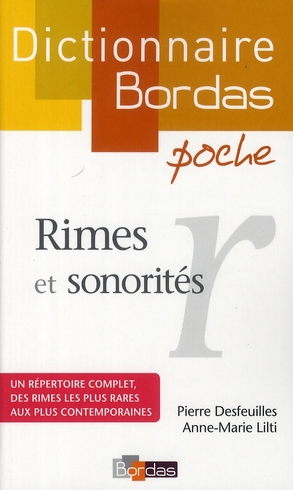 Dictionnaire bordas poche rimes et sonorites