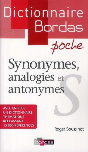 Dictionnaire bordas poche synonymes, analogies et antonymes