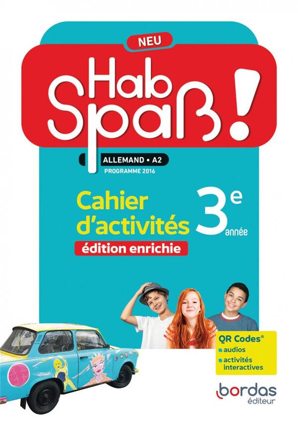 Hab'spass ! neu - allemand 3eme annee - 2022 - cahier - eleve