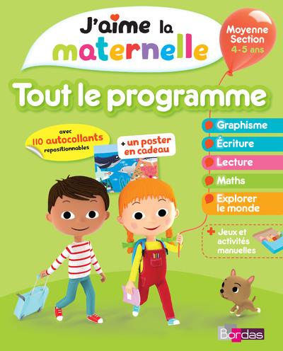 J'aime la maternelle - tout le programme - moyenne section 4-5 ans