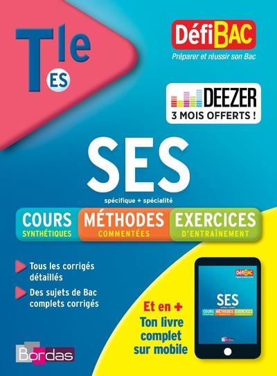 Defibac sciences economiques et sociales terminale es - cours / methode / exercices