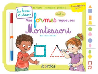 Les livres-ardoises - mes formes rugueuses montessori