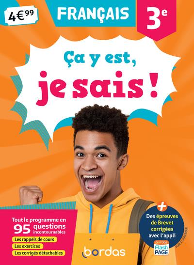 Ca y est, je sais ! francais 3e