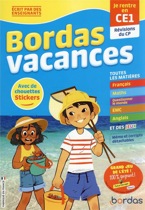 Bordas vacances - je rentre en ce1