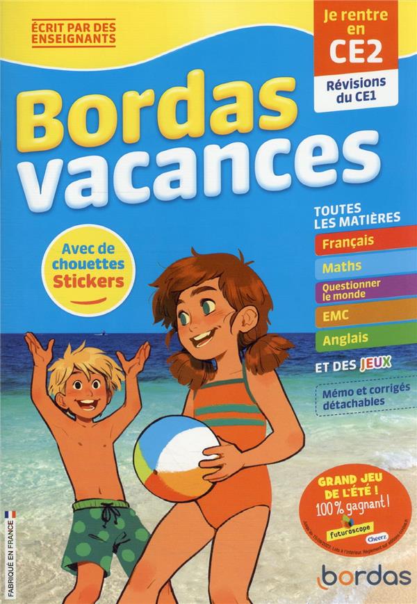 Bordas vacances - je rentre en ce2