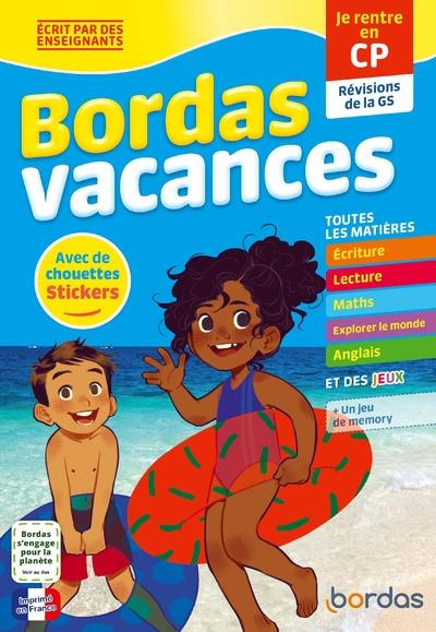 Bordas vacances - je rentre en cp