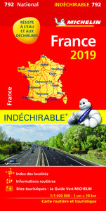 CARTE NATIONALE 792 FRANCE INDECHIRABLE 2019