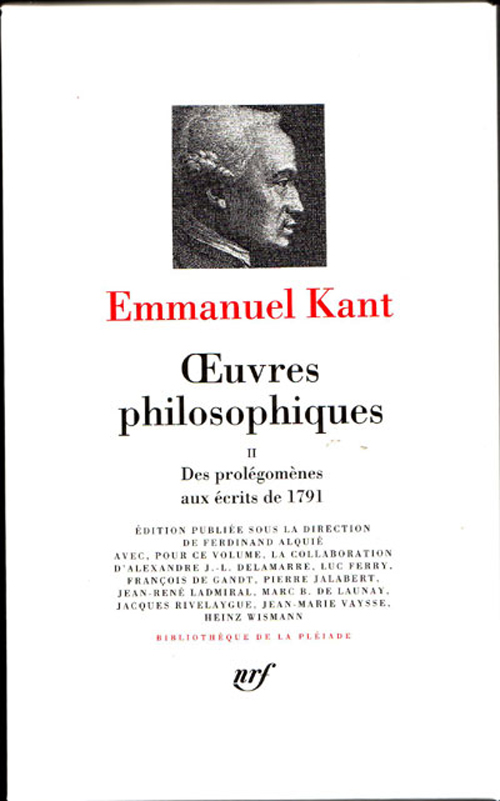 Oeuvres philosophiques - vol02 - des prolegomenes aux ecrits de 1791