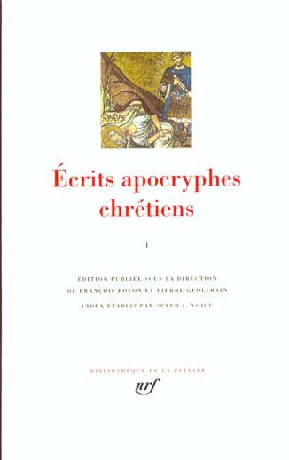 ECRITS APOCRYPHES CHRETIENS - VOL01