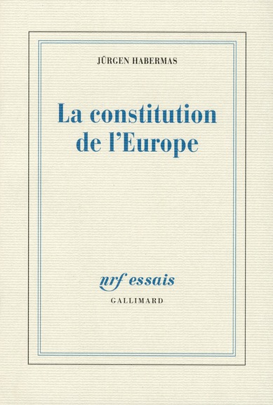 La constitution de l'europe