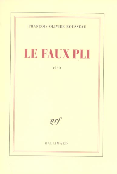 Le faux pli