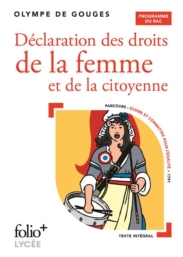Declaration des droits de la femme et de la citoyenne - bac 2022