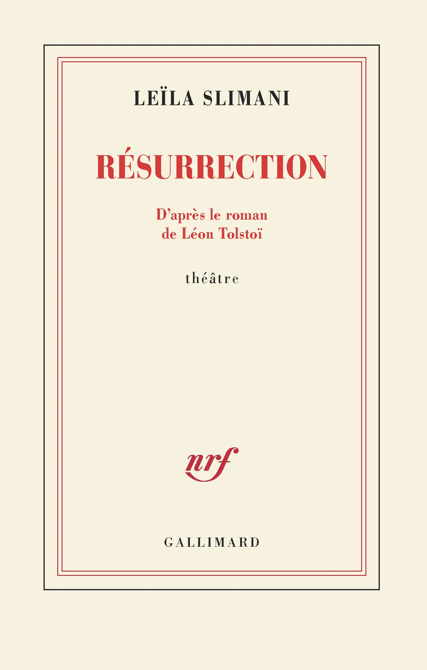Resurrection - d'apres le roman de leon tolstoi