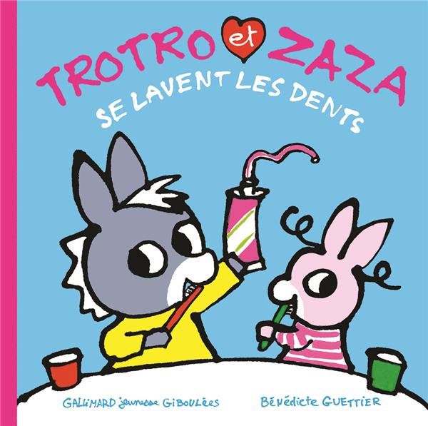 Trotro et zaza se lavent les dents