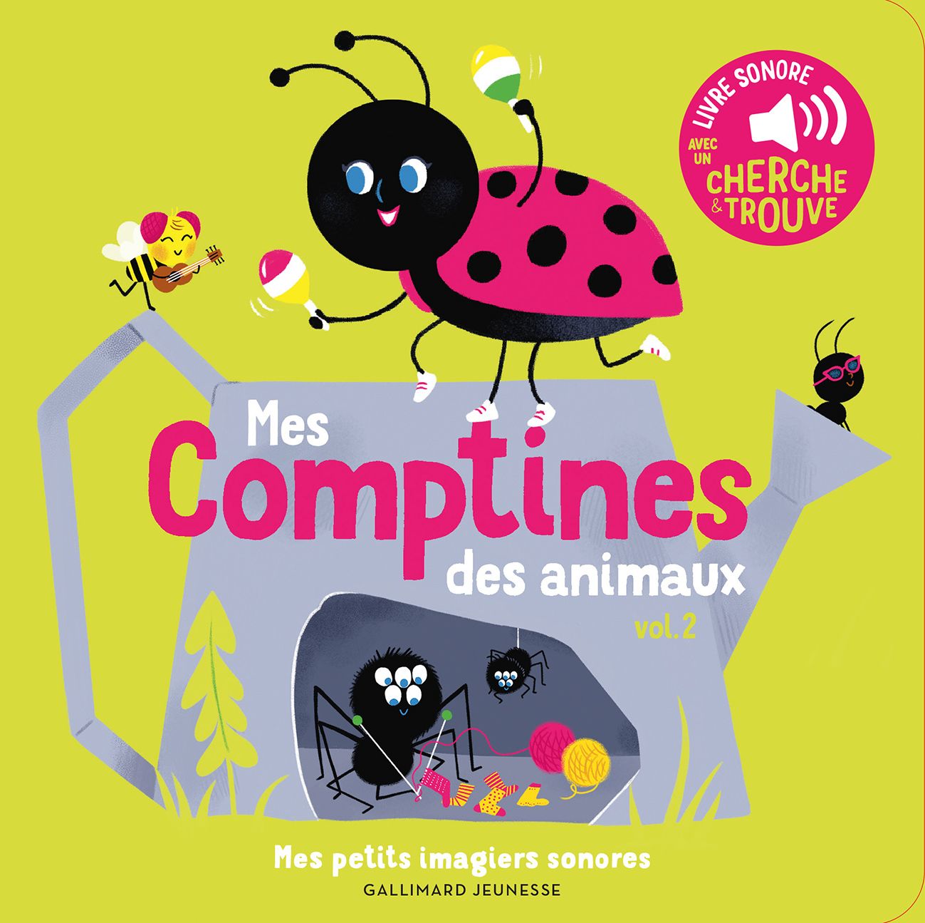 Mes comptines des animaux - vol02 - des sons a ecouter, des images a regarder