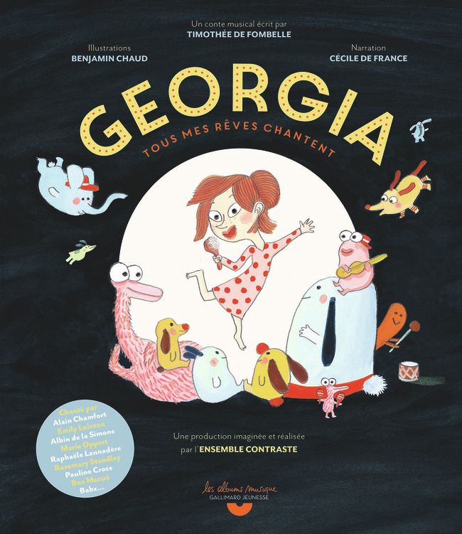 Georgia - tous mes reves chantent - livre-cd avec qr code