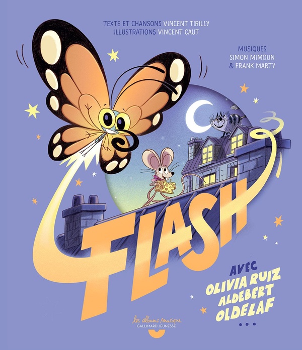 Flash - le petit papillon dont les minutes sont contees-livre-cd avec qr code