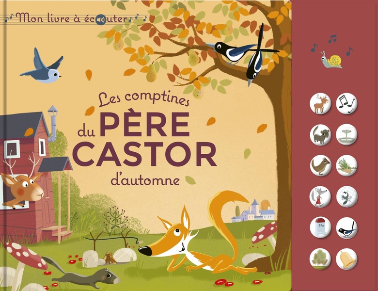 Les comptines d'automne du pere castor - mon livre a ecouter