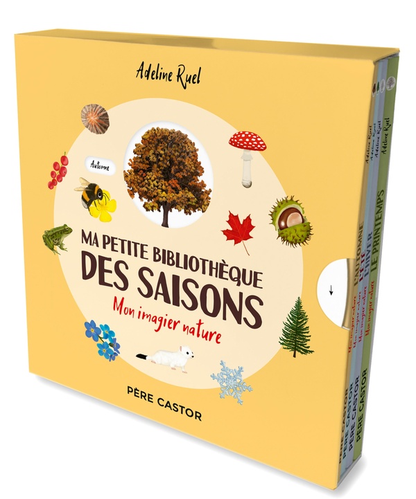 Ma petite bibliotheque des saisons - mon imagier nature